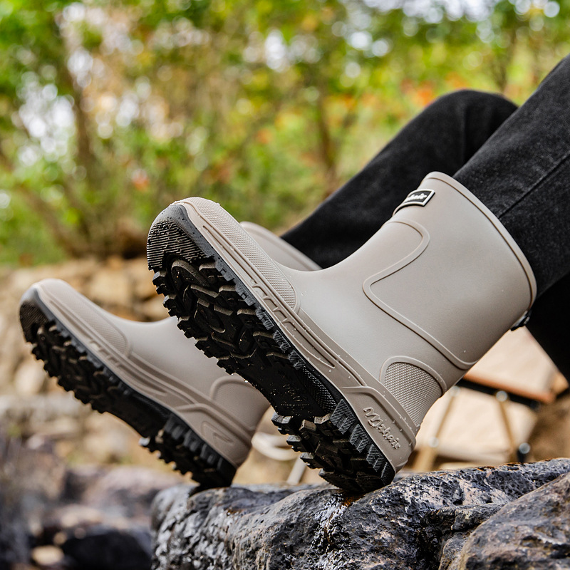Sepatu Bot Hujan Bersol Tebal  - Fishing Boots ulasan dan harga