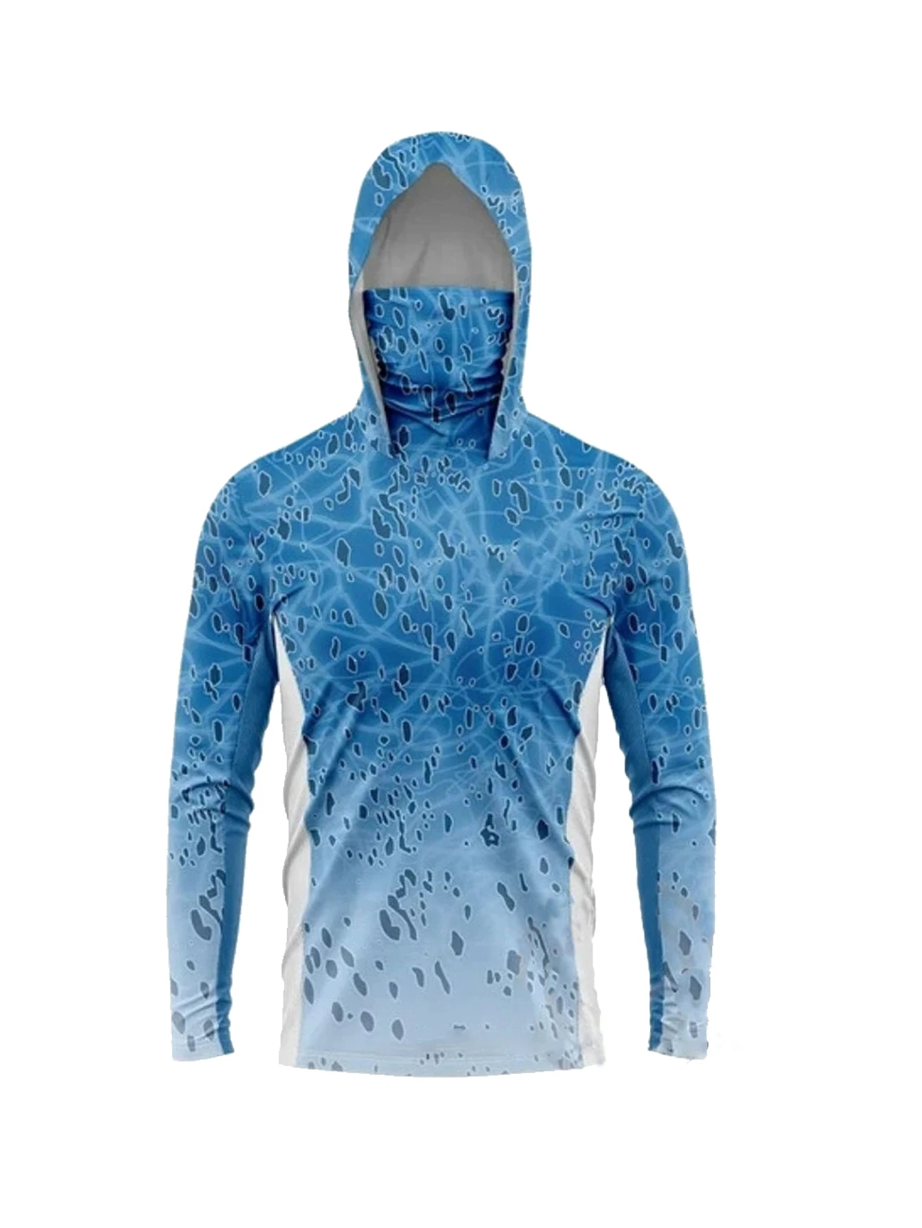 Hoodie Pancing Lengan Panjang  - Fishing Mask Sun Protection ulasan dan harga