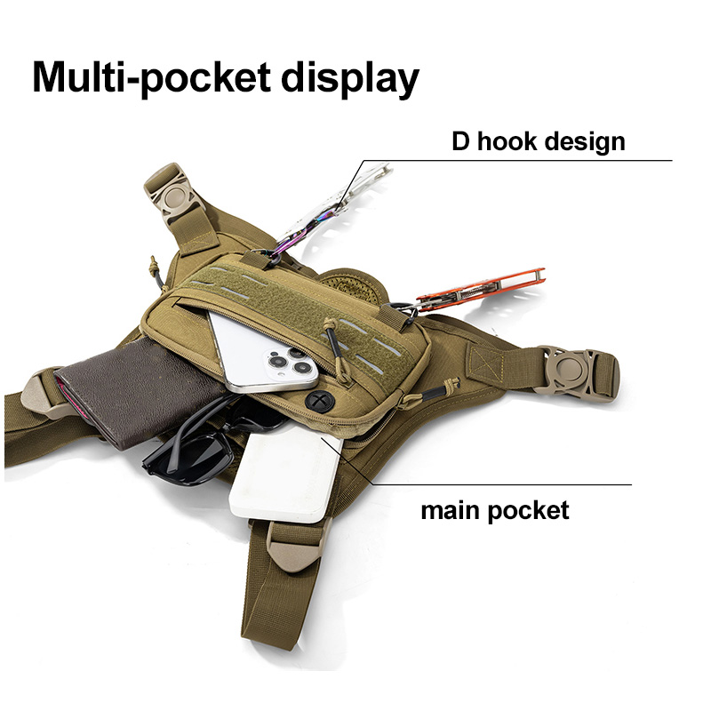 Tas Rompi Dada Taktis untuk Be - Fishing Vest ulasan dan harga