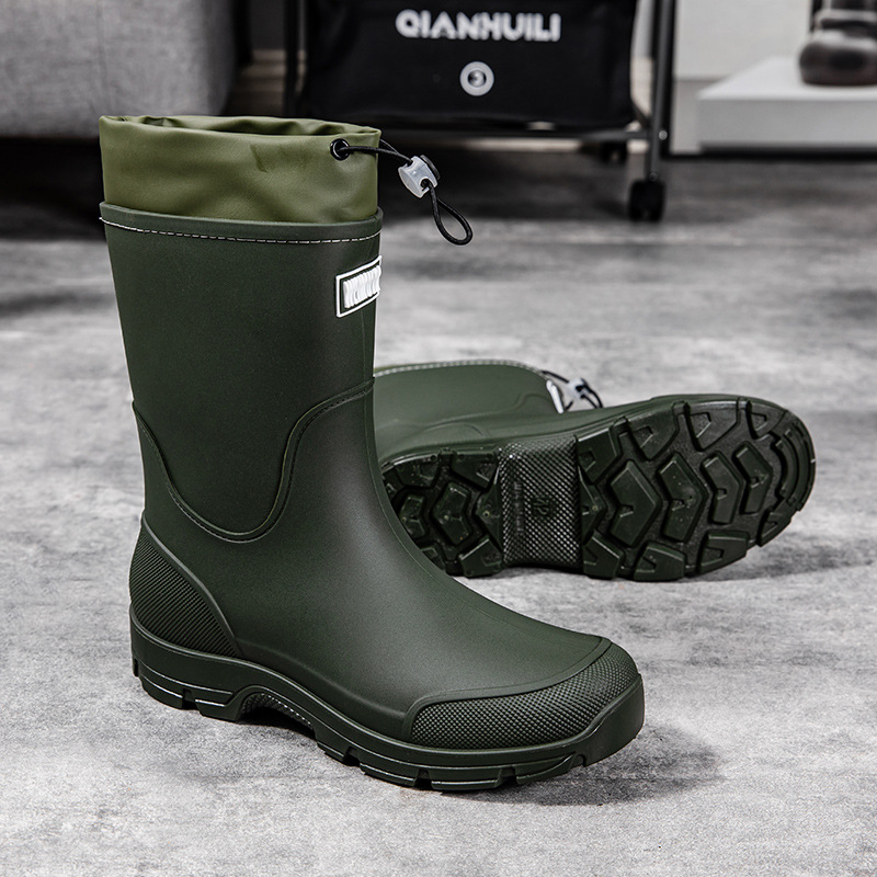 Sepatu karet tahan aus dengan  - Fishing Boots ulasan dan harga